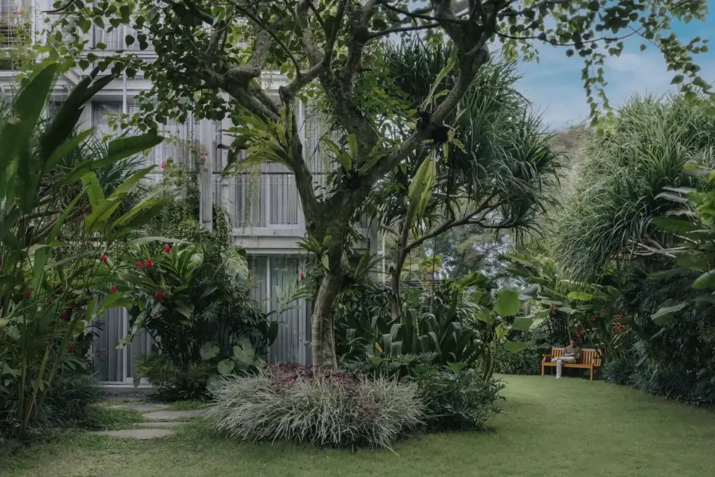 Lush Green Garden at Rimbun Canggu