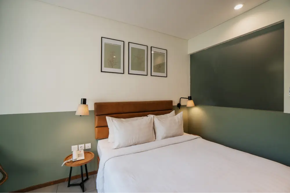 Modern Interior Design of Superior Double Room at Rimbun Canggu